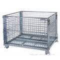 High technology foldable wire container storage cages